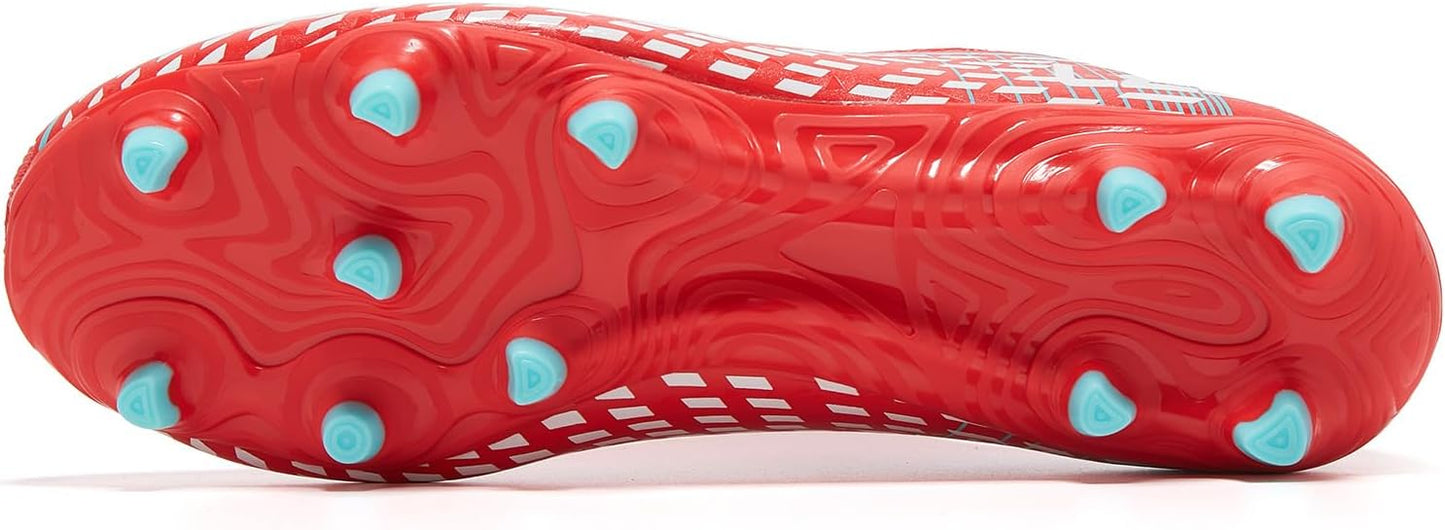 Soccer Cleats for Men's and Women's Outdoor Unisex Football Shoes Firm Rugby Boots