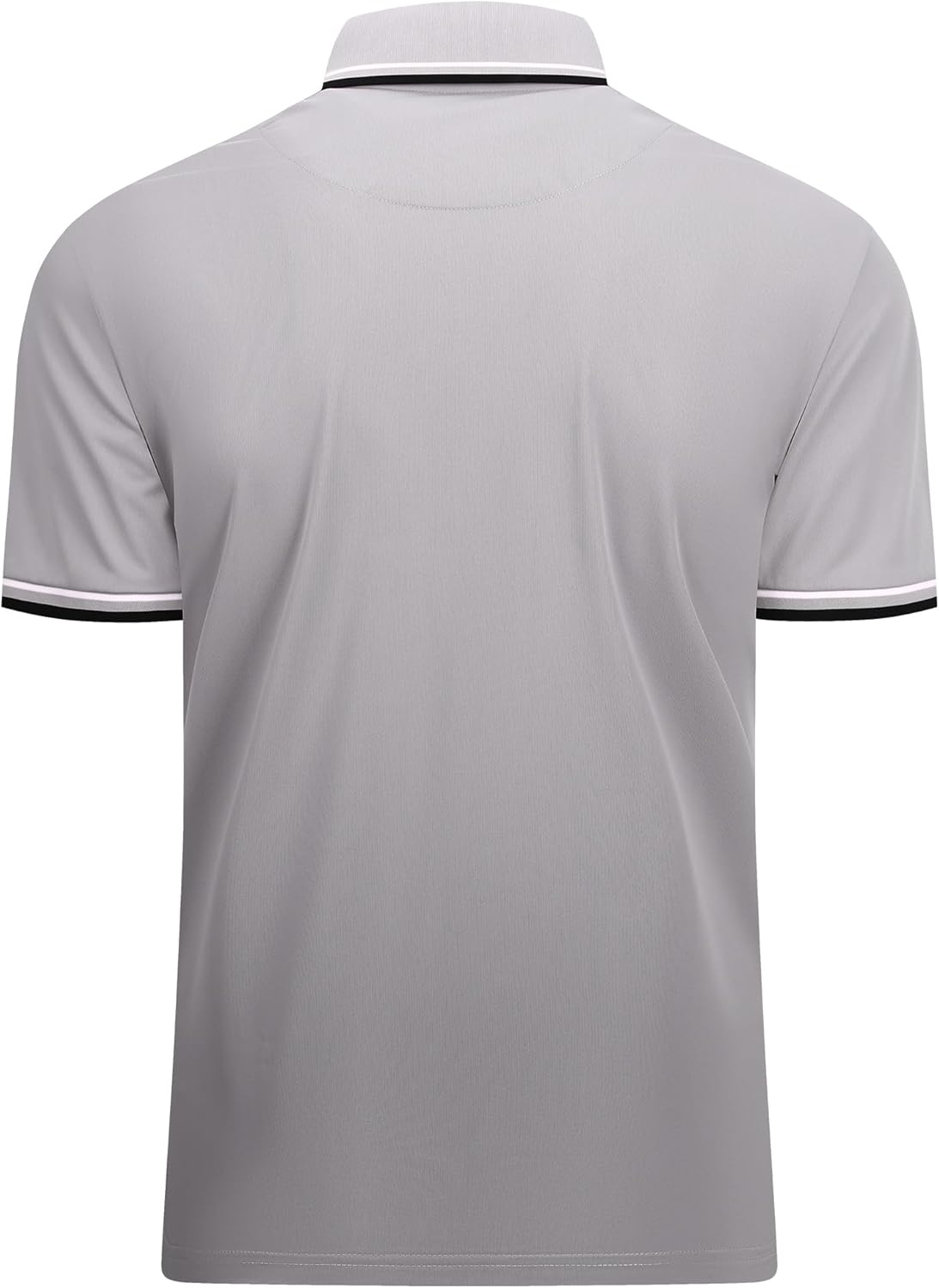 Esabel.C Jacquard Golf Shirts for Men Moisture Wicking Short Sleeve Performance Dry Fit Active Mens Polo Shirts