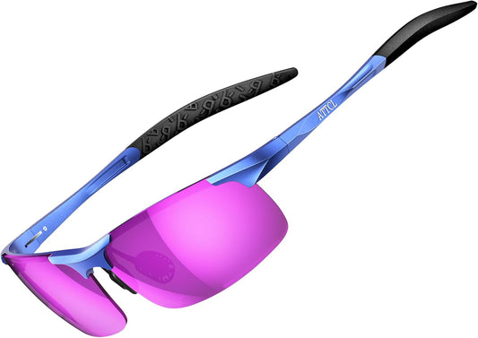 ATTCL Men's Sports Polarized Sunglasses Men for Driving running Fishing Golf - UV Protection Sun glasses Metal Frame