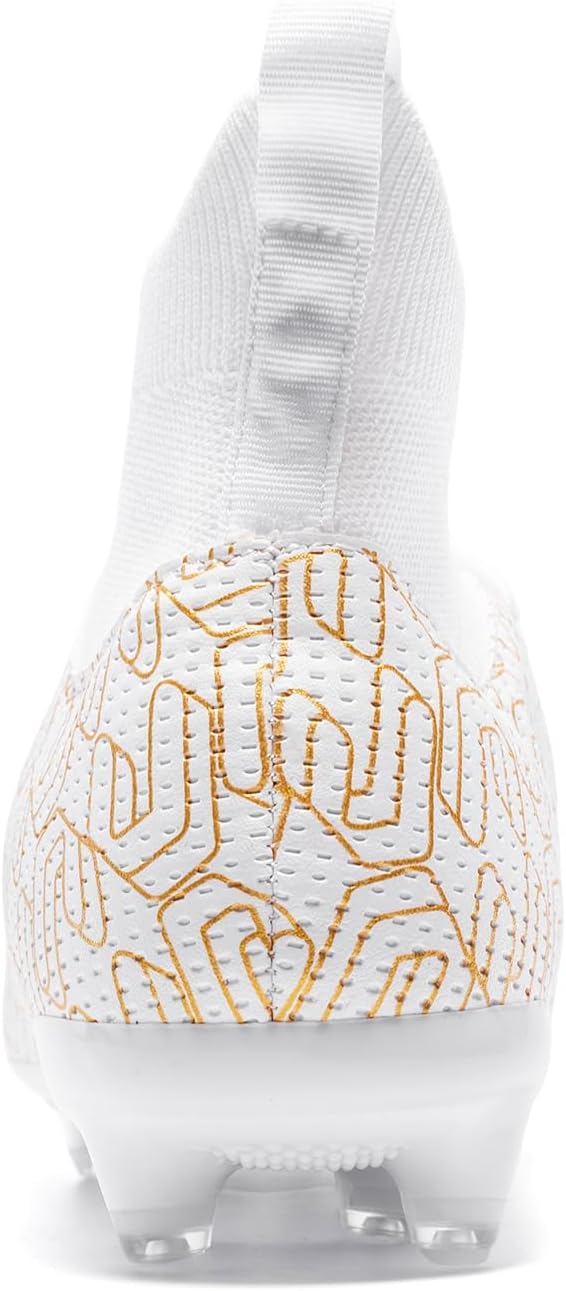 Kids Soccer Cleats Boys Youth Firm Groud Cleats for Girls High Top Trainning Football Shoes AG/FG