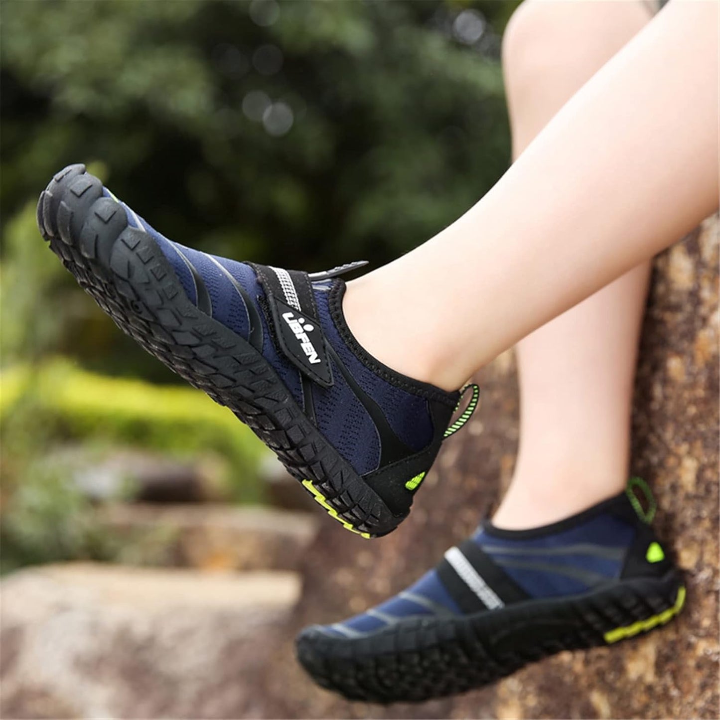 UBFEN Water Shoes for Kids Boys Girls Aqua Socks Barefoot Beach Sports Swim Pool Quick Dry Lightweight Toddler Little Big Kid