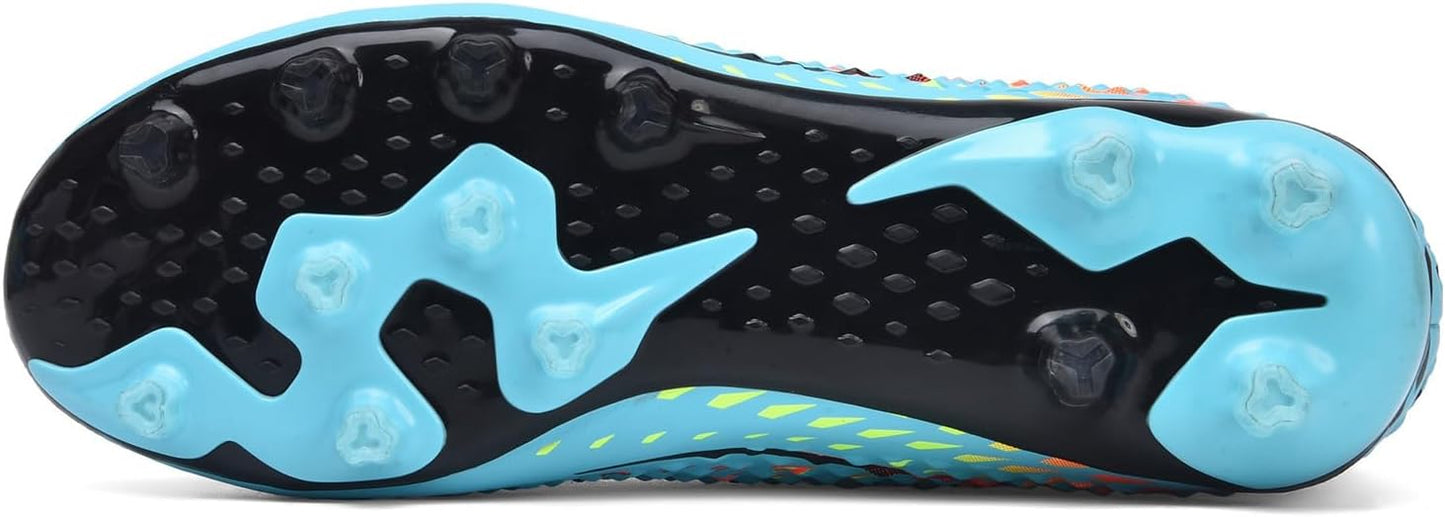 Mens Soccer Cleats Womens Indoor Soccer Shoes Wide Baseball Turf Shoes Adult Youth Rugby Shoes Big Boys Small Spikes AG TF Football Boots