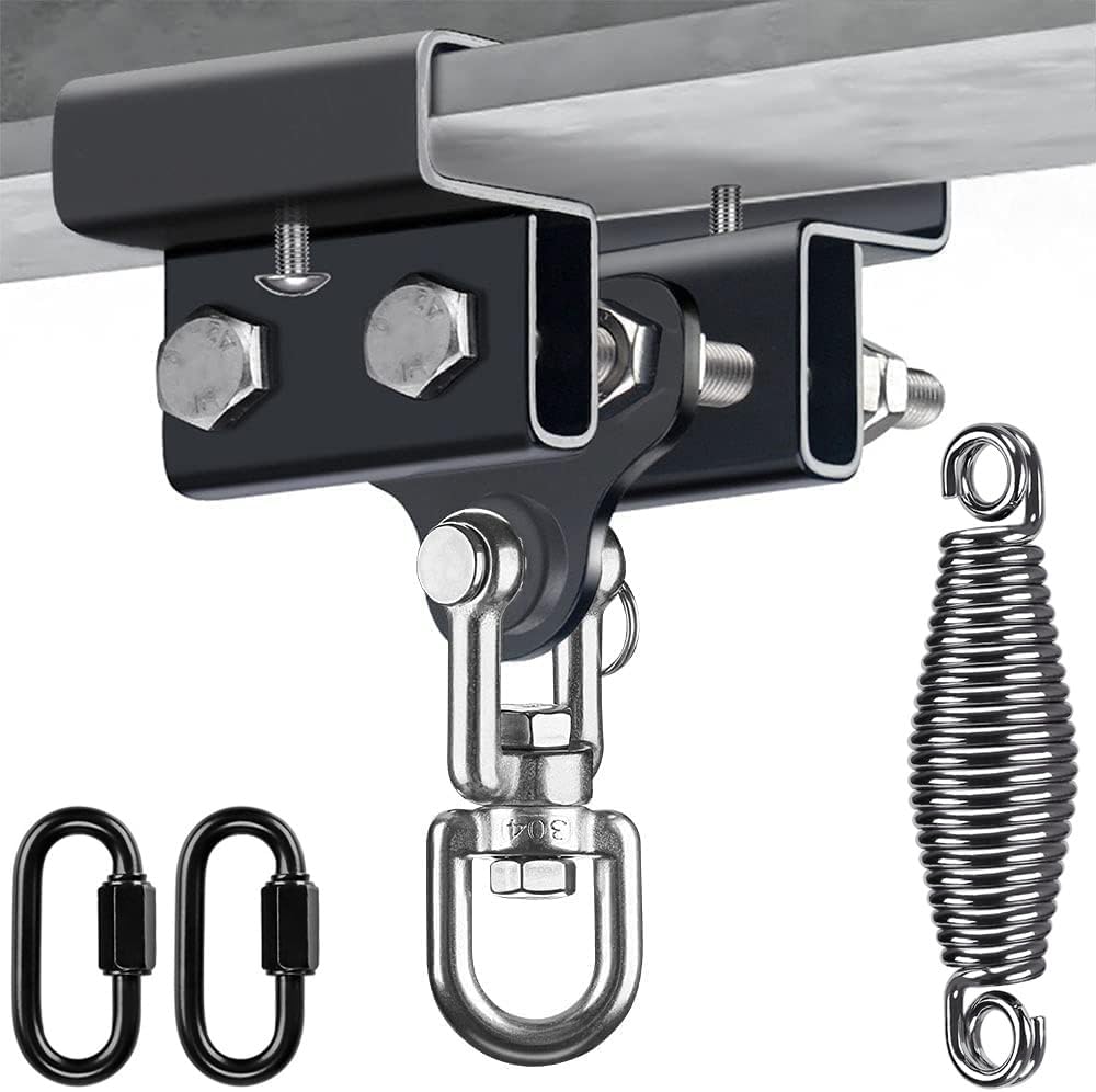 BeneLabel Punching Bag Hanger, Heavy Bag Mount, Boxing Bag Kit, Holder, Wall Mount, Accessories for Beam, 400KG Capacity