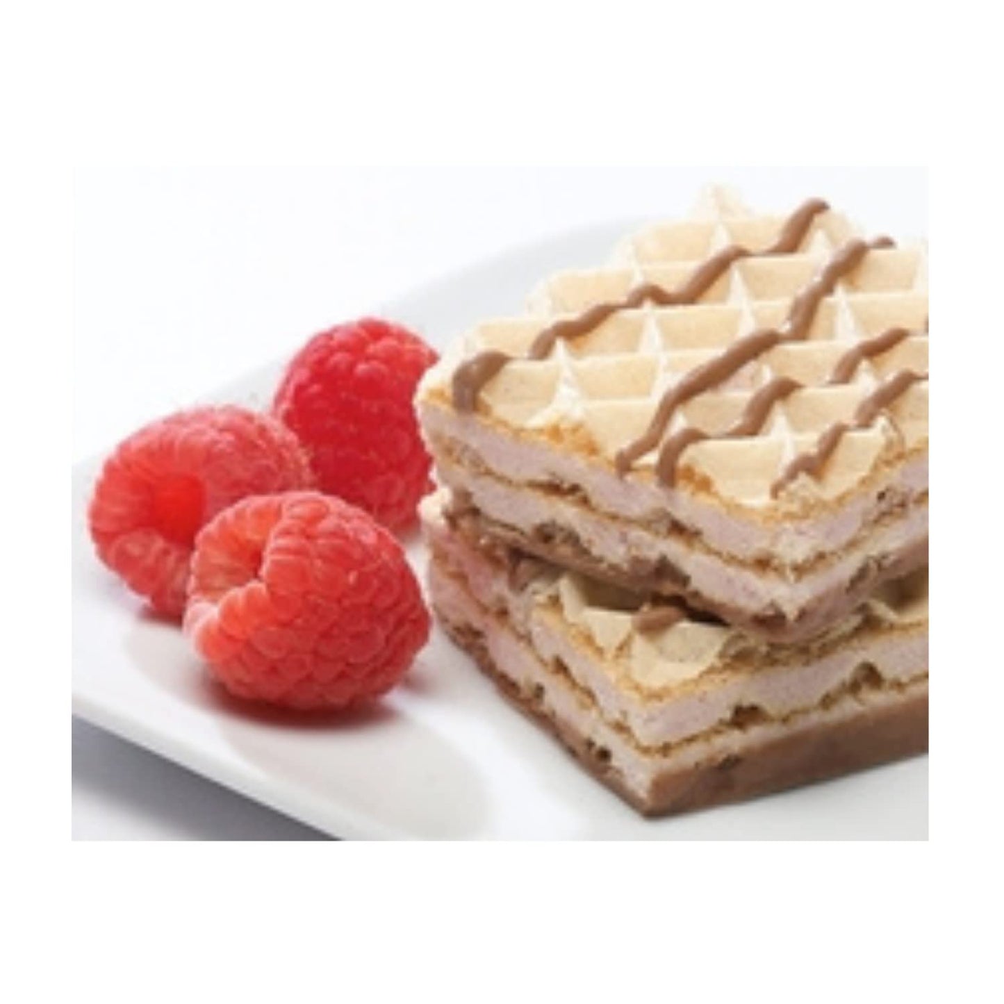 PROTIFIT - High Protein Wafer Bar, 15g Protein, Low Calorie, Low Carb, Low Fat, Trans Fat Free, Cholesterol Free, Ideal Protein Compatible, 5 Servings Per Box (Raspberry)