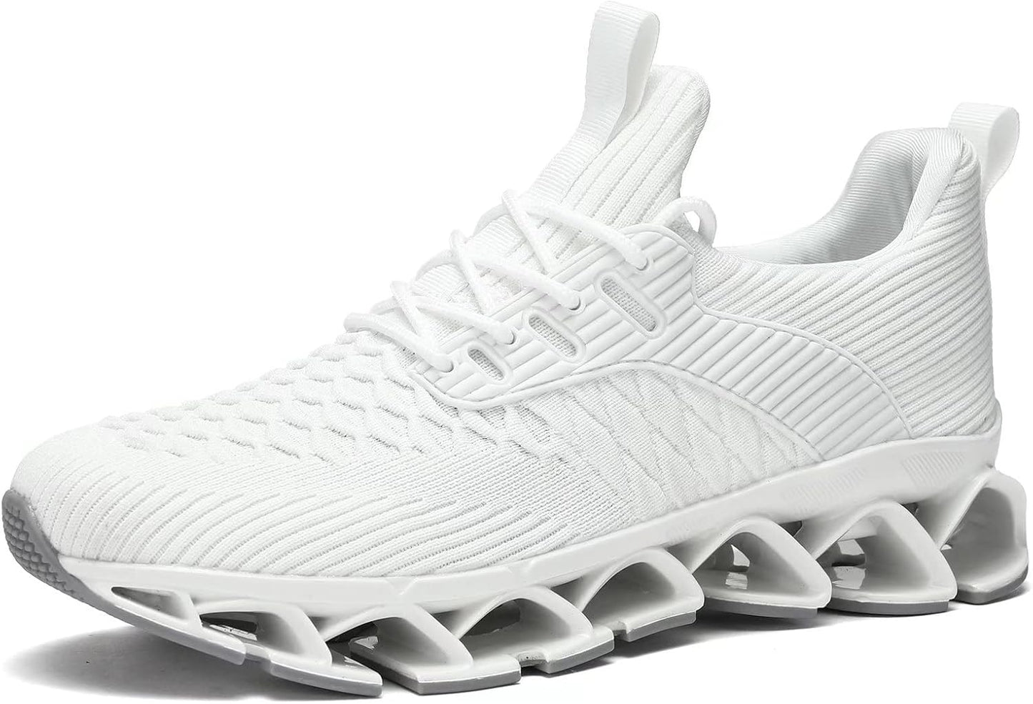 Men's Slip on Walking Running Shoes Blade Tennis Casual Fashion Sneakers Comfort Non Slip Work Sport Athletic Trainer