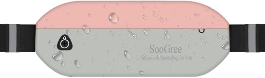 Slim Fanny Packs for Women Men,Waterproof Waist Pack with Reflective Strip Adjustable Strap,Running Belt for Sports Workout Cycling Hiking, Casual Hands-Free Wallets Phone Bag (Style 2)