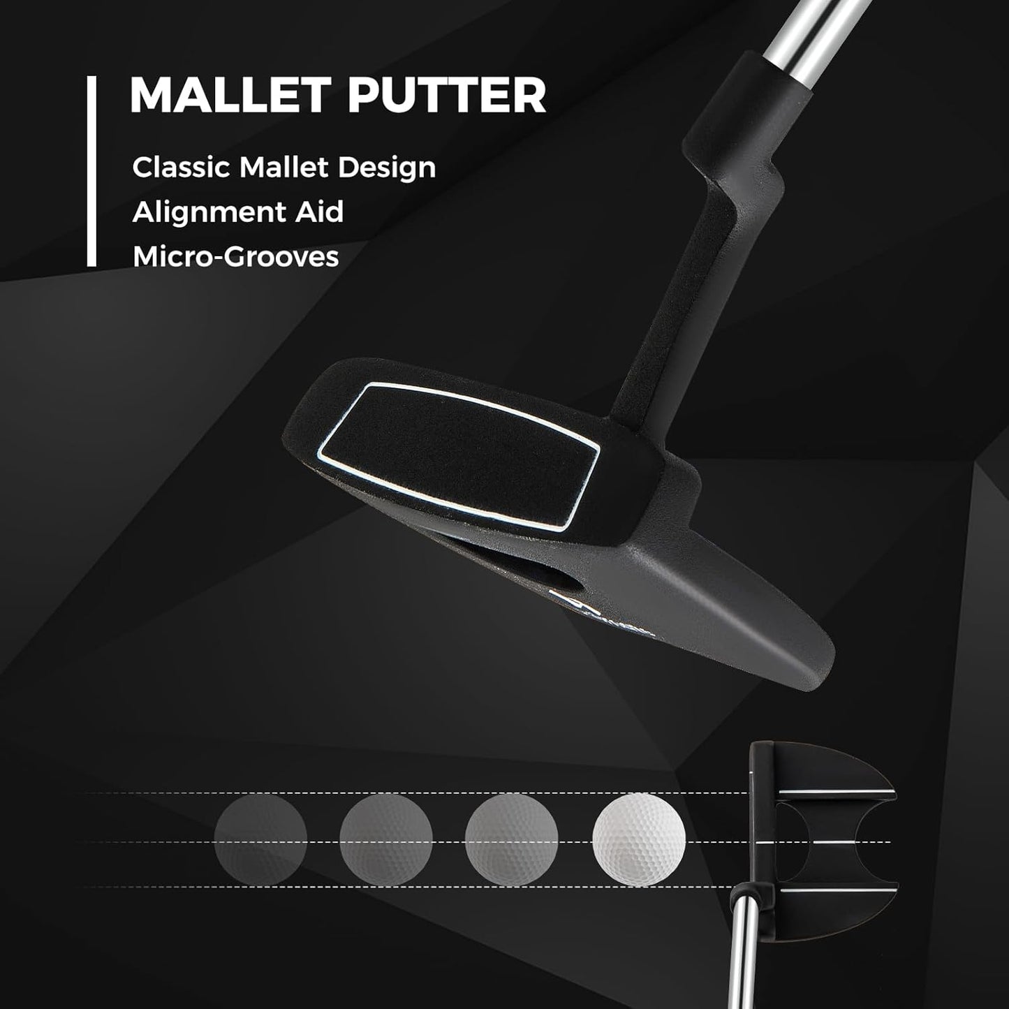 ULTIMATE Men's Complete Golf Club Set – Right-Handed, 9/11-Piece Full Set Including 460cc #1 Driver, #3 Fairway Wood, Hybrid, #6, #7, #8, #9, #P Irons, and a Precision Putter