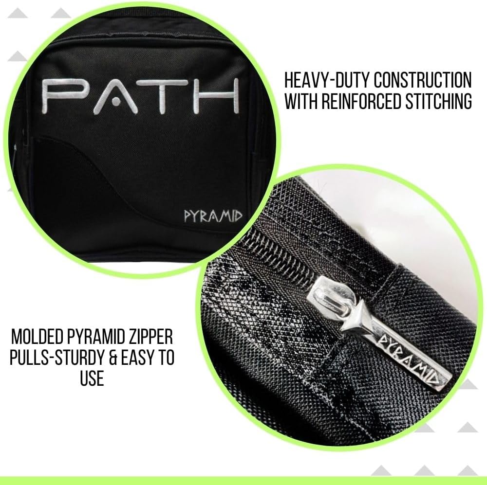 Pyramid Path Pro Deluxe Single Bowling Ball Tote - Holds One Ball, One Pair Shoes Up to Mens 15