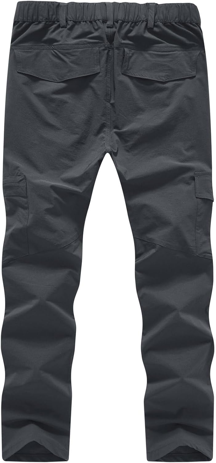 YSENTO Women's Hiking Pants Lightweight Stretch Quick Drying UPF 50 Camping Travel Work Cargo Pants 6 Pockets
