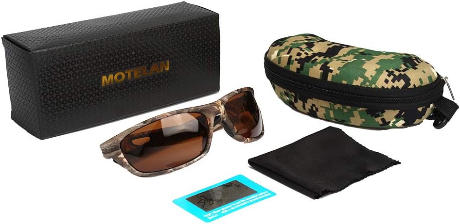 Polarized Outdoor Sports Sunglasses Tr90 Camo Frame for Men Women Driving Fishing Hunting Reduce Glare