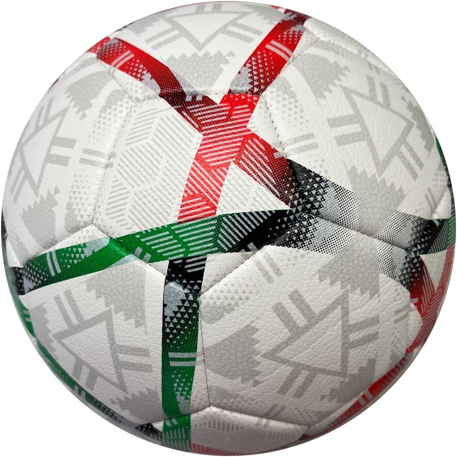 XEDGE Official Size Soccer Ball,Size 5 Training Ball for Girls,Boys,Youth Teenagers,Adults,Machine Stitched for Indoor Outdoor Play