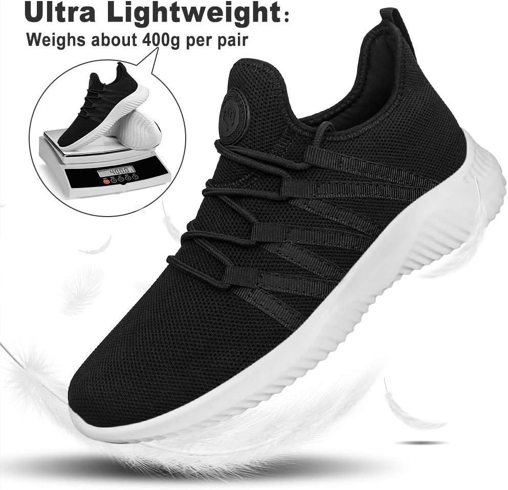 Feethit Mens Slip On Running Shoes Breathable Lightweight Comfortable Fashion Non Slip Sneakers for Men