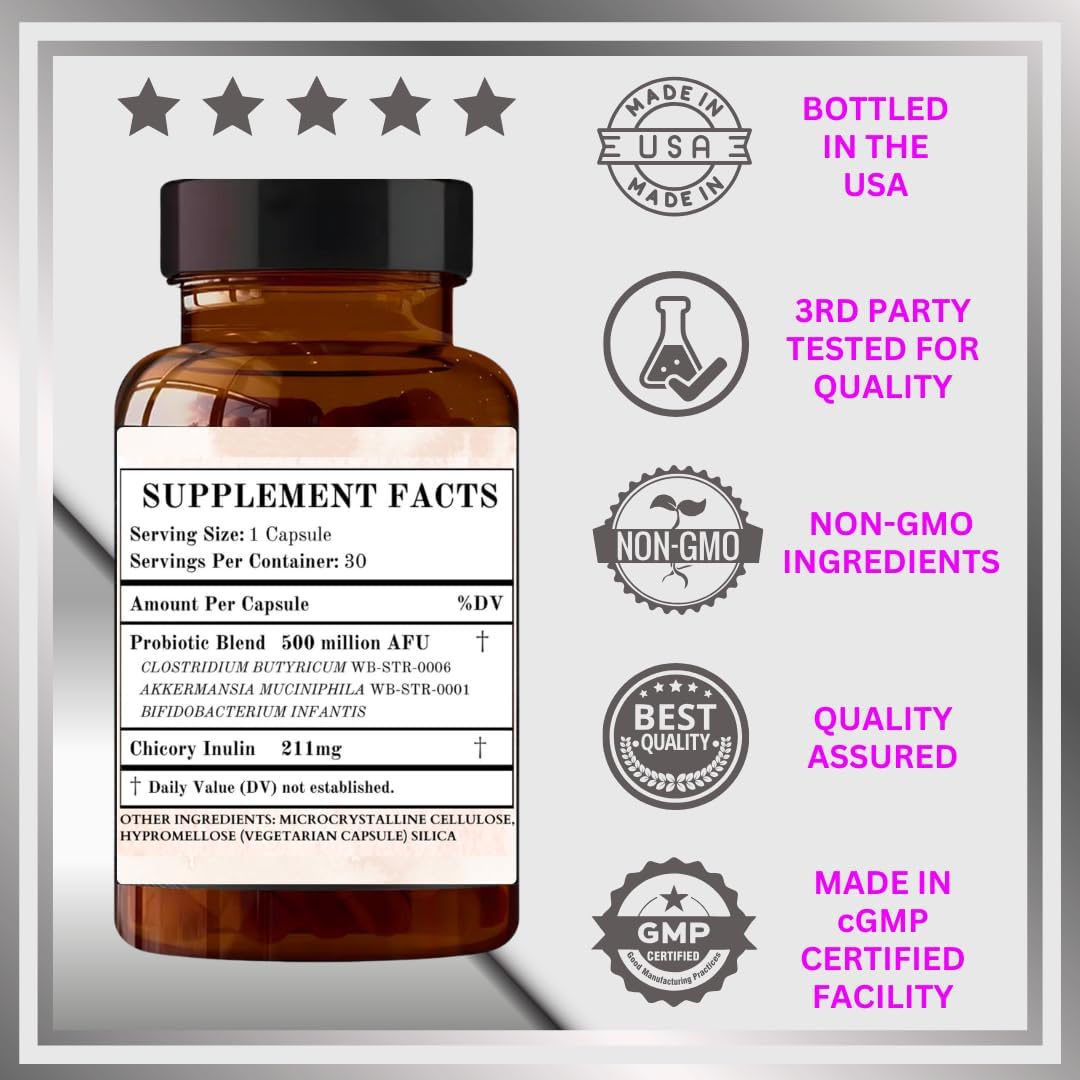 GLP-1 Supplement Weight Loss - Reduce Hunger & Cravings, Support Fat Loss & Weight Management, Naturally Boost GLP1 Production, Appetite suppressant for Women - Vegan & Gluten Free (30 Capsules)