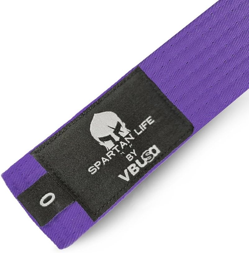 Karate Belt, All-Purpose Martial Arts Belt, Judo, Taekwondo Belt, Durable MMA Color Rank TKD Belt Size 0-6.