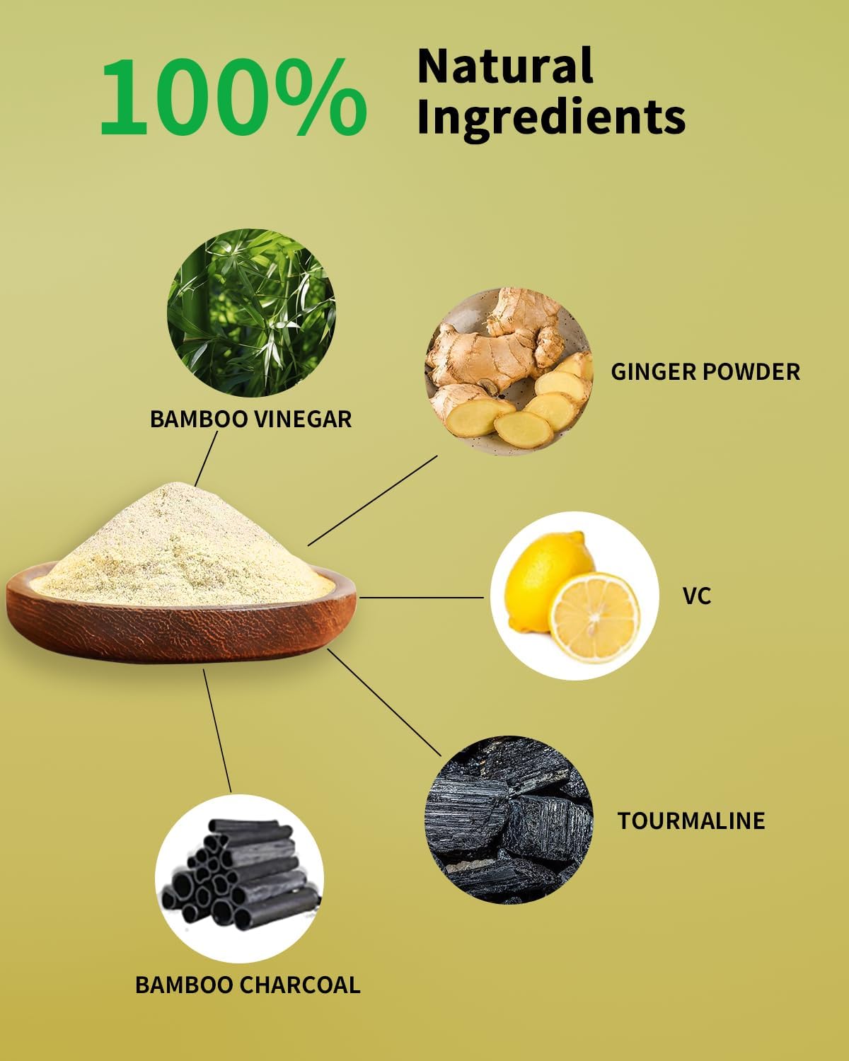 50 Packs Ginger Foot Pads, Natural Cleansing, Promoting Sleeping, Suitable for Daily Relaxation Foot Paches