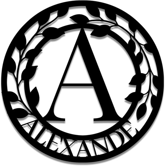 Personalized Metal Last Name Sign | Custom Metal Signs | Family Wall Art & Split Letter Name | Wedding Gift & Anniversary | Indoor Decor Gift for Women, Men, Wife, Parents, Couple