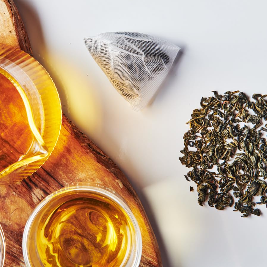 Grace Farms Organic JASMINE Green Tea (16 Pyramid Sachets) | Fragrant and Sweet | Fairtrade and Kosher Certified | Best Green Tea | Gives Back 100% of Profits