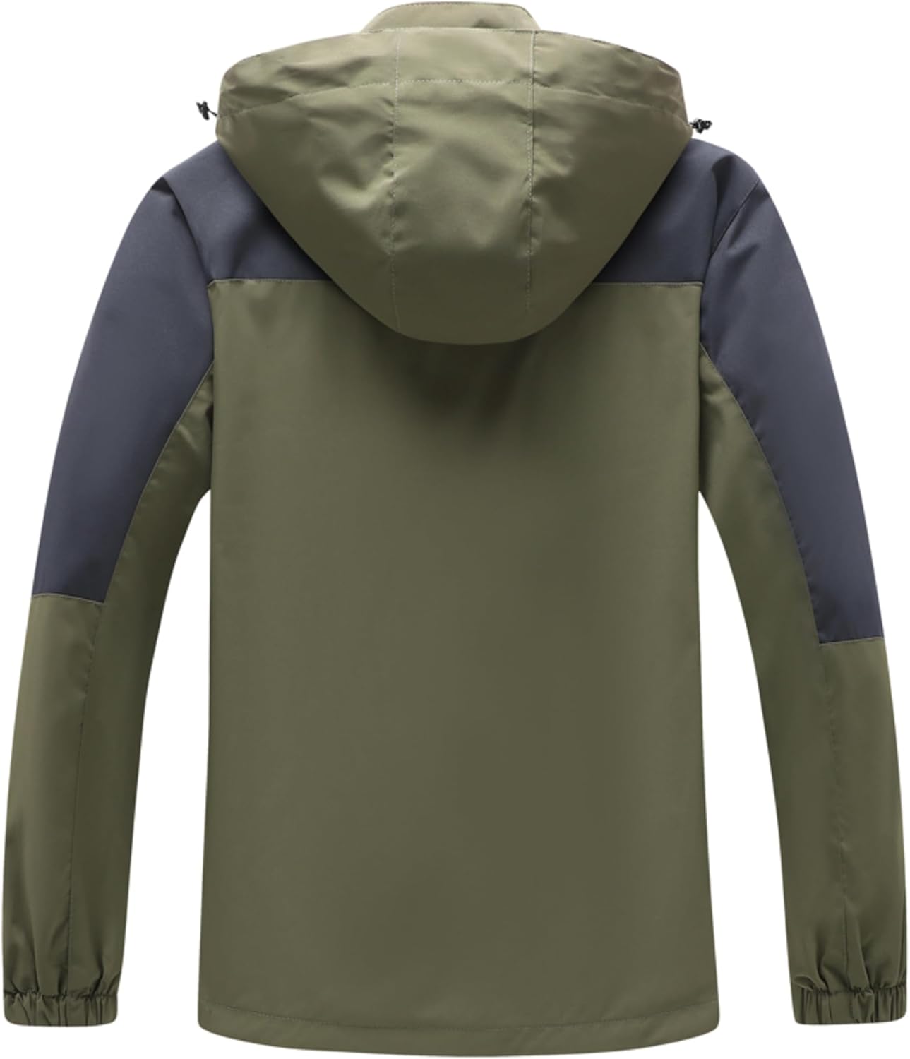 GIISAM Rain Jacket for Men, Mens Waterproof Raincoat Lightweight Rain Jackets Outdoor Rain Coat Windbreaker with Hood