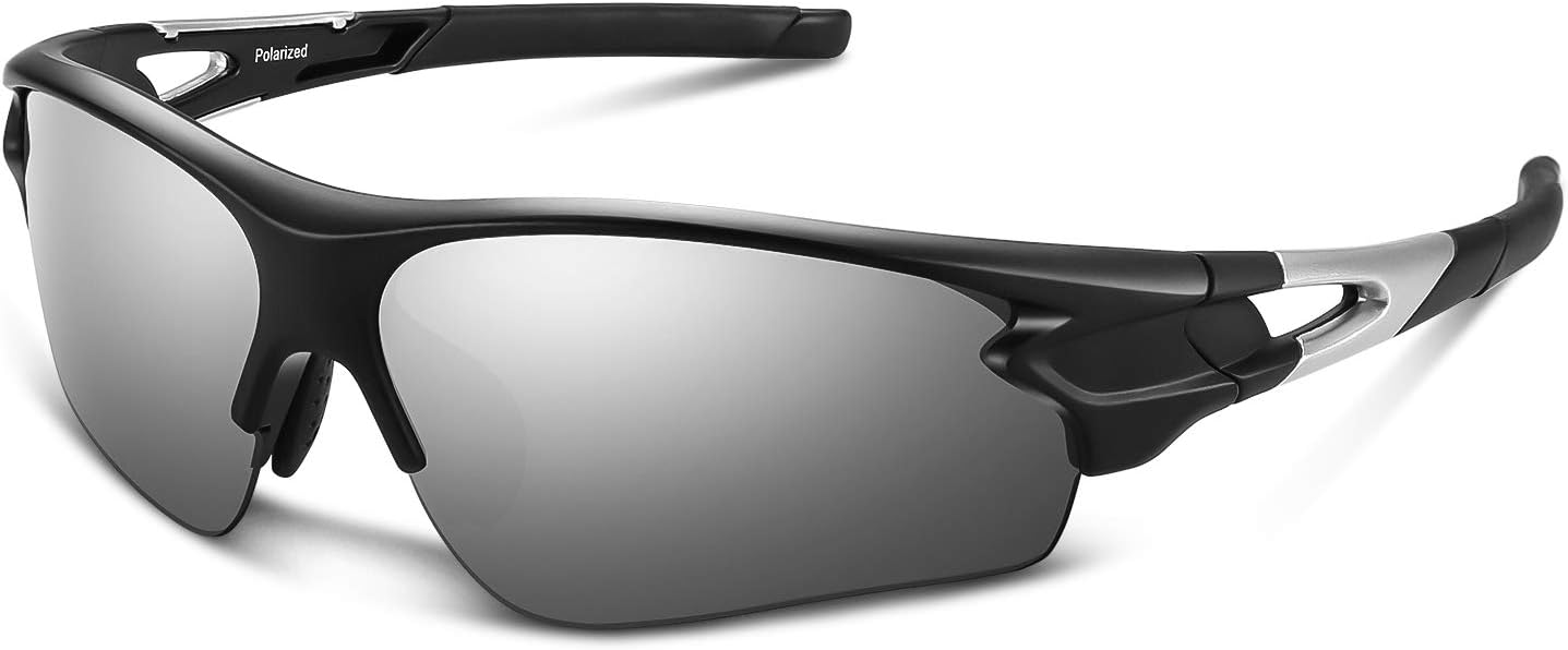 BEACOOL Polarized Sports Sunglasses for Men Women Youth Baseball Fishing Cycling Running Golf Motorcycle Tac Glasses UV400