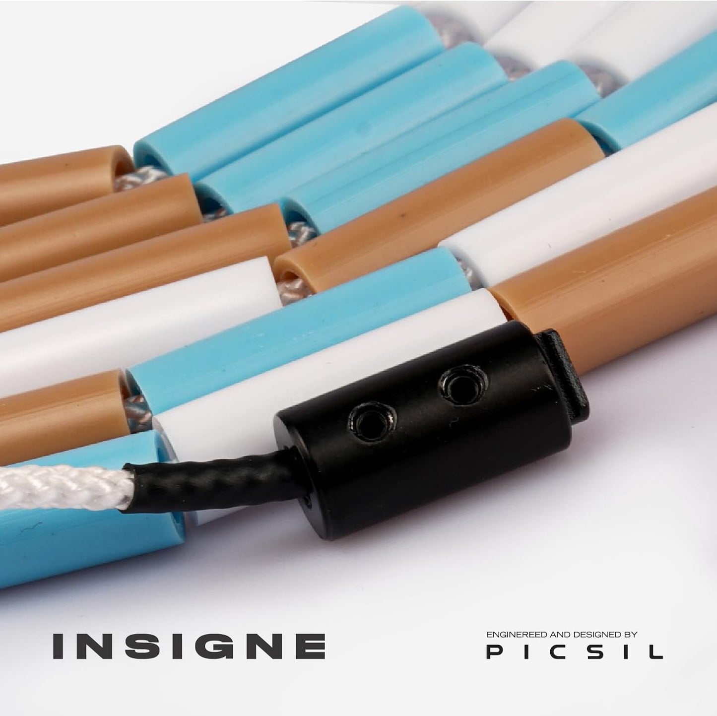 Picsil Insigne Jump Rope, Versatile Speed Rope in 3 Modalities, Fast, Weighted or Crossover Jump Rope, Adaptable to Any Type of Training From Speed to Strength Work