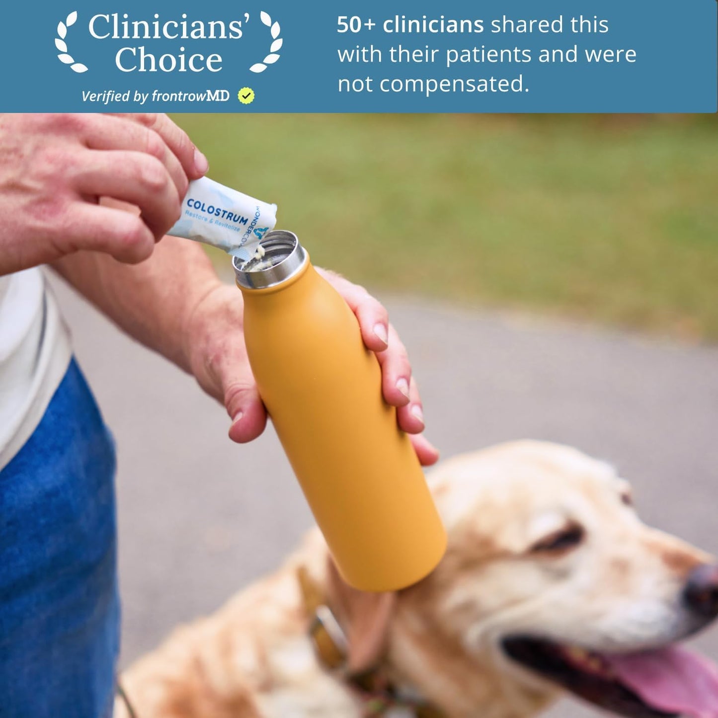 Colostrum Supplement Powder for Gut Health, Immune Support, Muscle Recovery & Wellness | Natural IgG Pure Whole Bovine Colostrum Superfood, Unflavored, 30 Servings