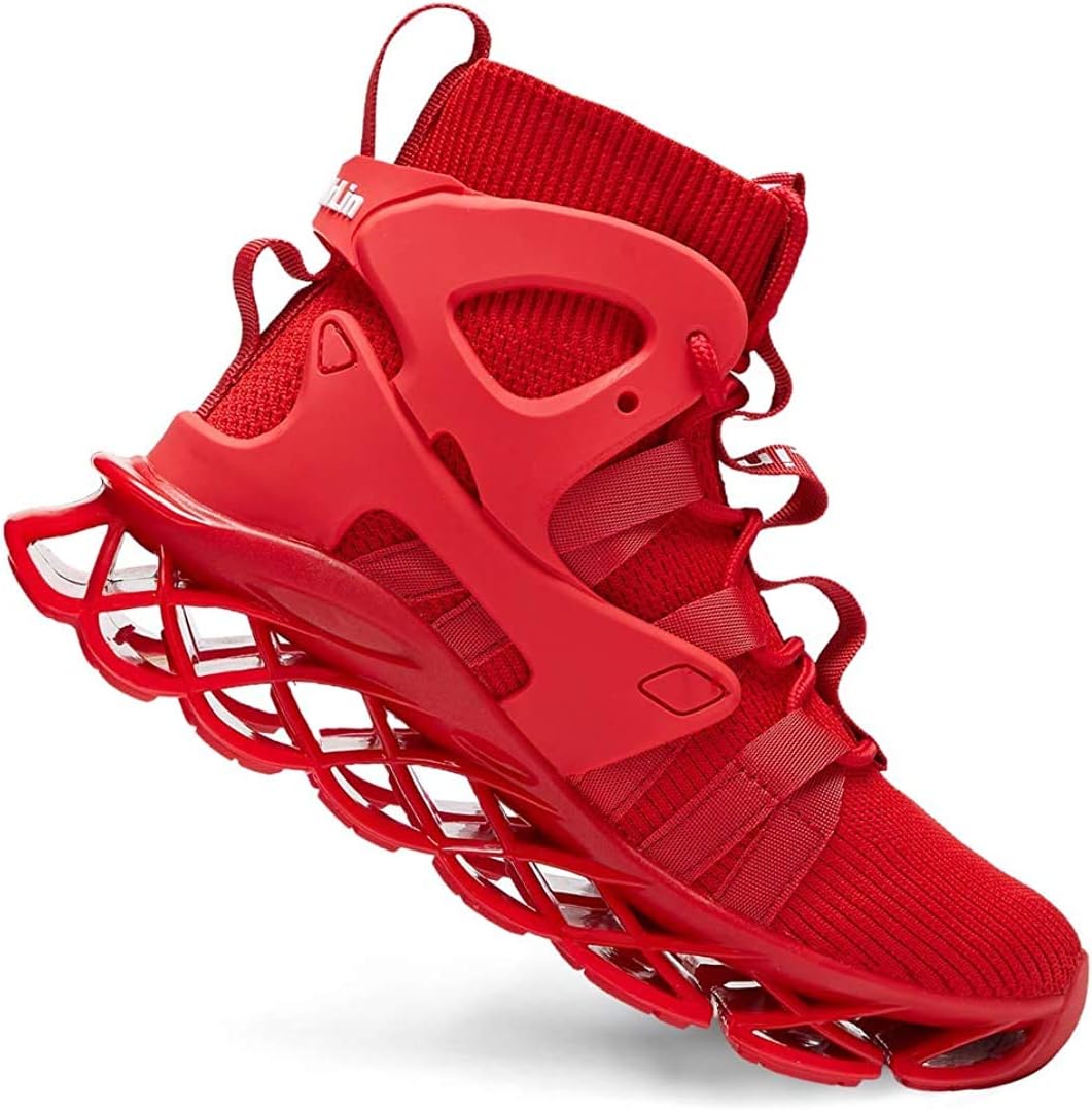 Hello MrLin Men's Running Shoes Non Slip Athletic Tennis Walking Blade Type Sneakers Hip Hop