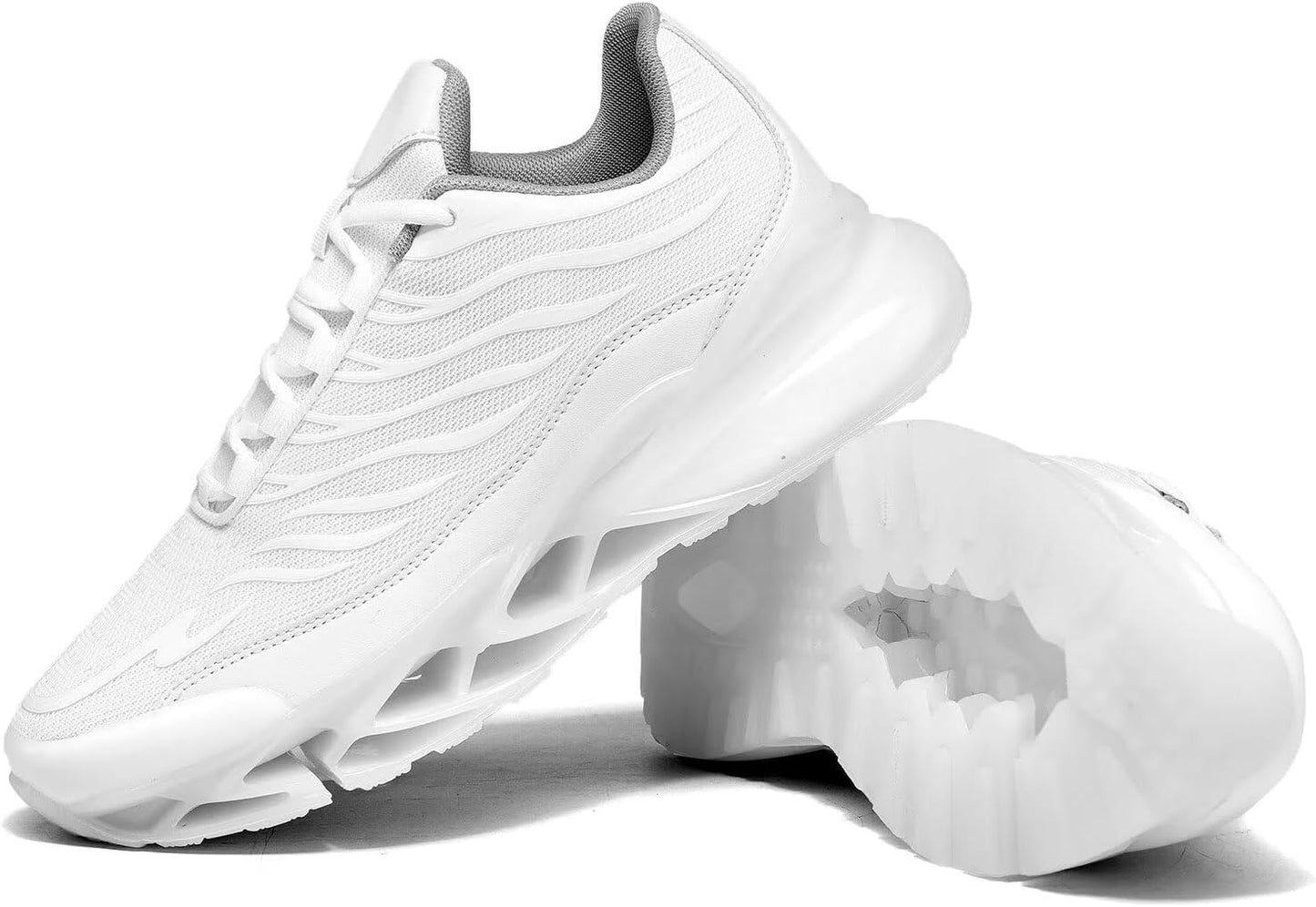 Mens Slip on Walking Running Shoes Blade Tennis Casual Fashion Sneakers Comfort Non Slip Work Sport Athletic Trainer