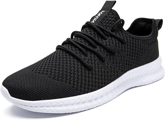 FUJEAK Men Running Shoes Men Casual Breathable Walking Shoes Sport Athletic Sneakers Gym Tennis Slip On Comfortable Lightweight Shoes