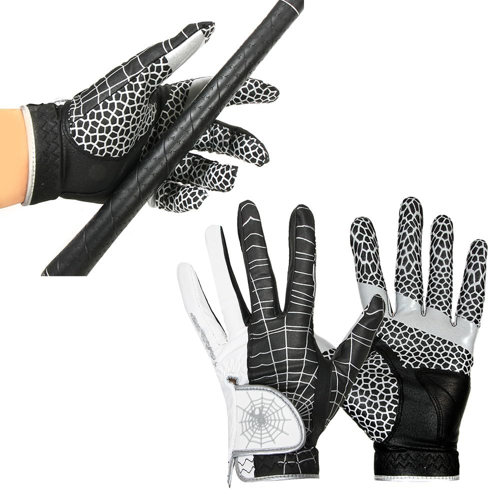 J&S Sporting Spider Grip Nonslip Golf Gloves for Men, Mens Golf Glove for Right Handed Golfer