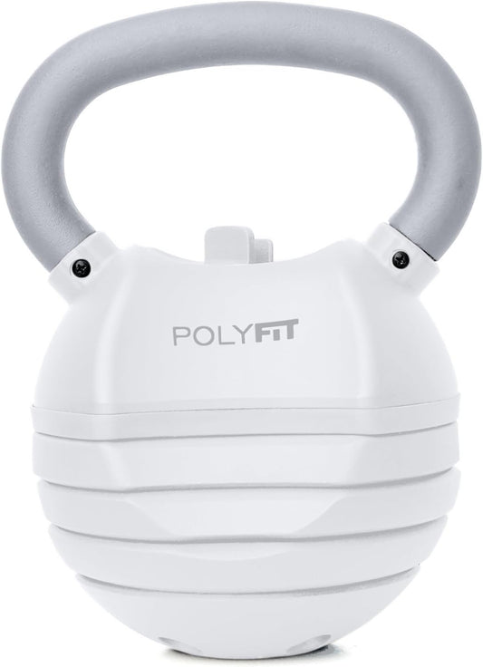 Polyfit Adjustable Kettlebell Set | 30/40/50 lbs | Kettlebell Weights for Home Gym