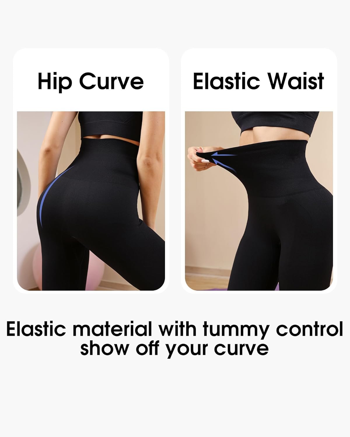 Activewear Thick High Waist Tummy Compression Slimming Body Leggings Pant