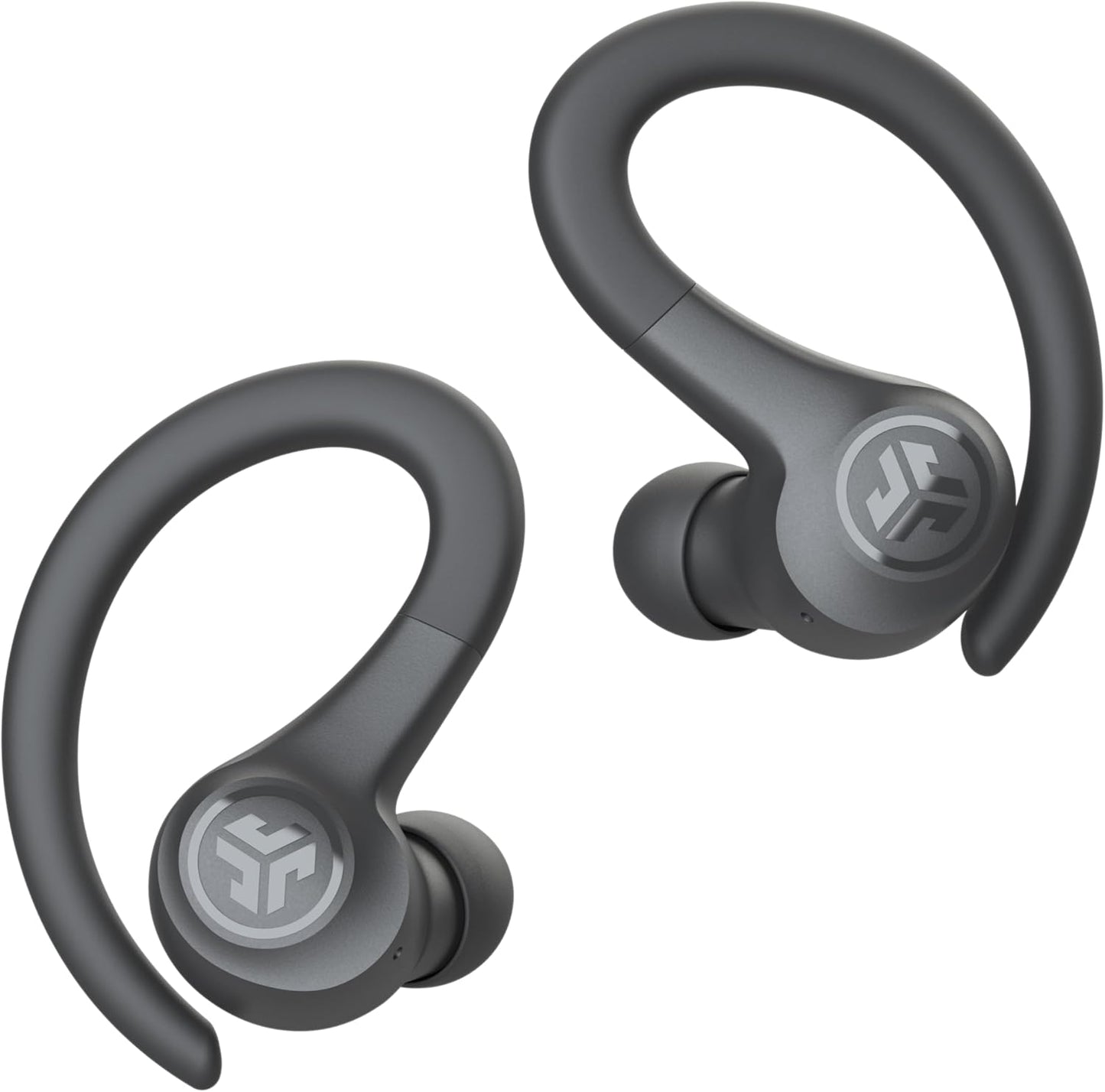 JLab Go Sport+ Wireless Workout Earbuds Featuring C3 Clear Calling, Secure Earhook Sport Design, 35+ Hour Bluetooth Playtime, and 3 EQ Sound Settings (Graphite)