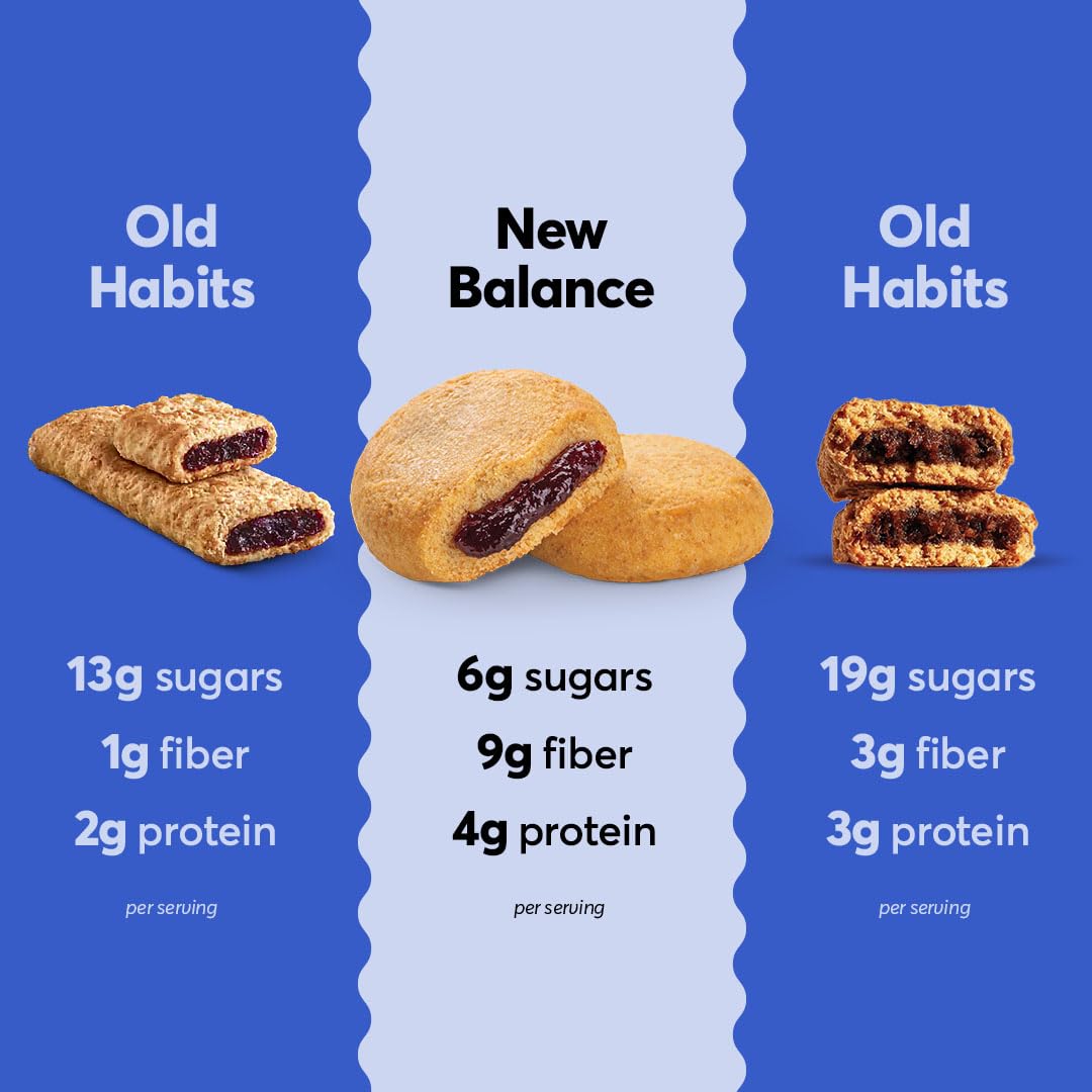 Olyra Blueberry Fruit Bars, Prebiotic High Fiber Snack, Organic Snack, Healthy Snacks for Adults and Kids, Low Sugar, Vegan, Office Breakfast Bars, USDA Certified Organic, Non GMO (Pack of 24)