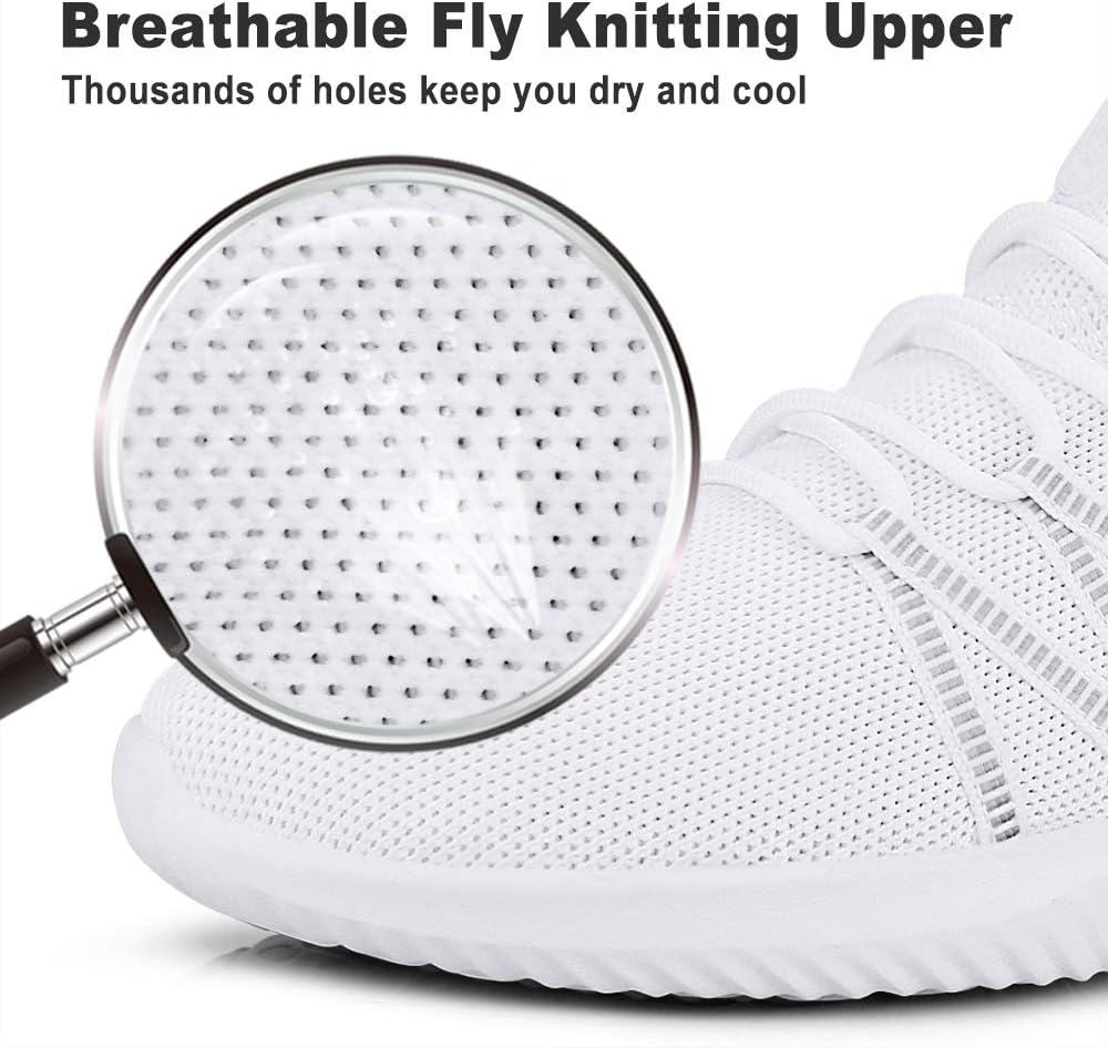 Feethit Mens Slip On Running Shoes Breathable Lightweight Comfortable Fashion Non Slip Sneakers for Men