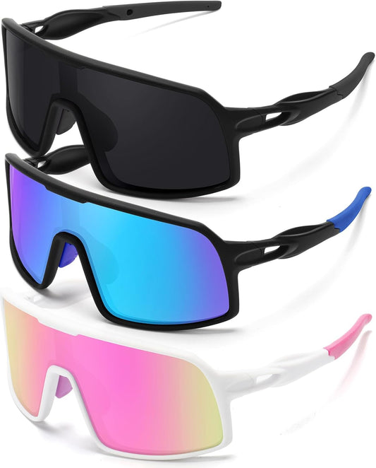 Polarized Sports Sunglasses for Men and Women Cycling Glasses UV Protection Goggles for Mountain Bike Running Fishing