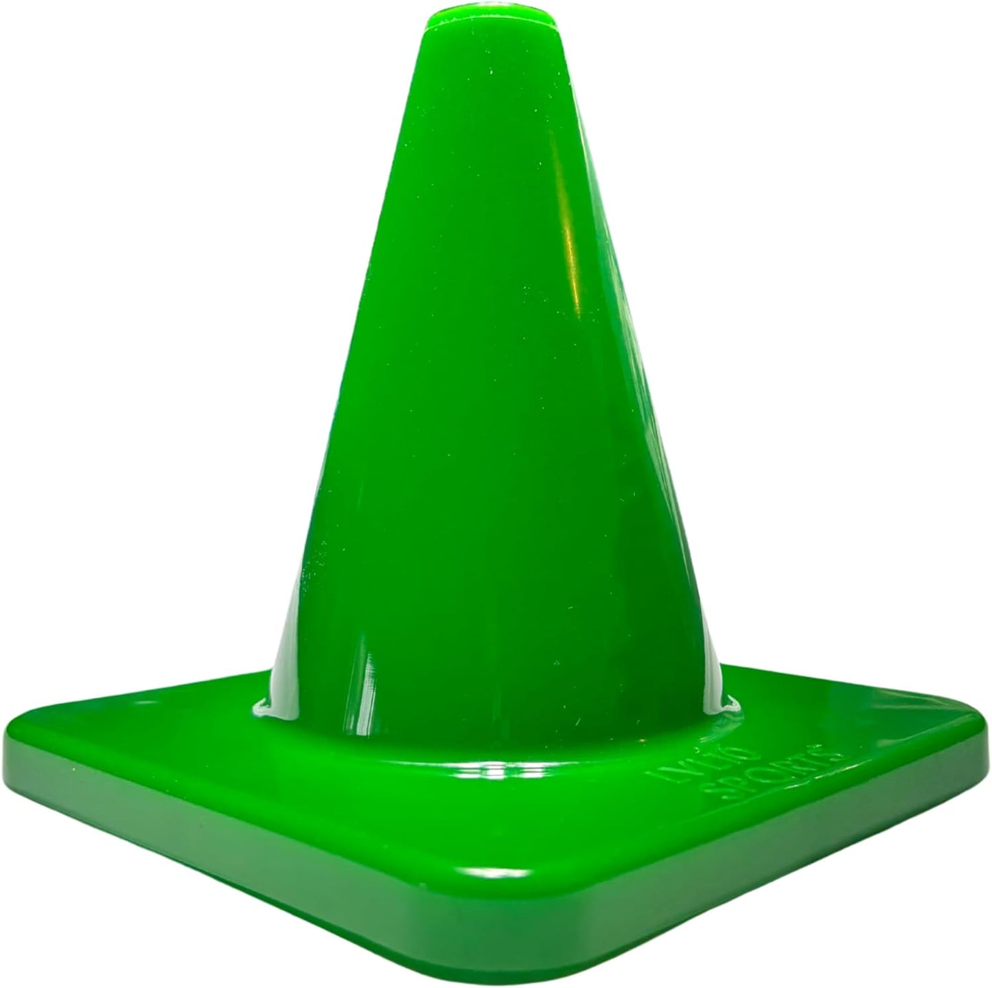 LVL10 Pro Training Cones - 6" Soccer Training Cones for Sports - for Basketball, Football, Basketball and Agility Drills - Soccer Field Markers That Won't Crack, Slide or Fly