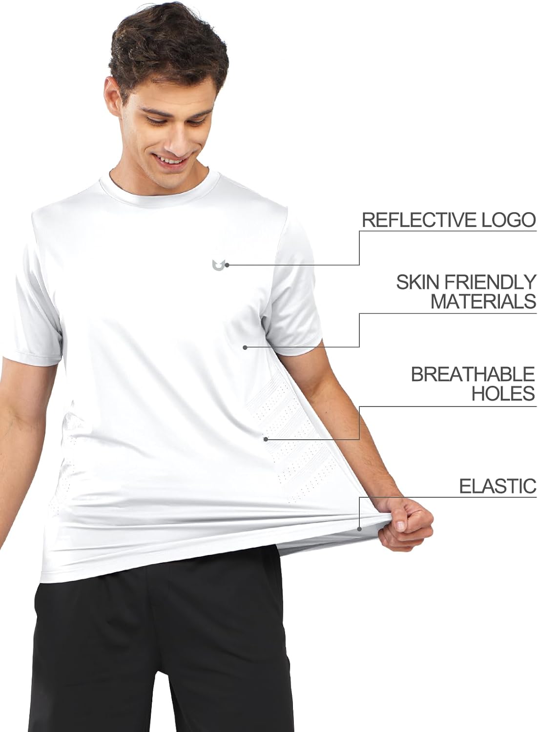 NORTHYARD Breathable 2.0™ Men's Athletic Workout T-Shirt