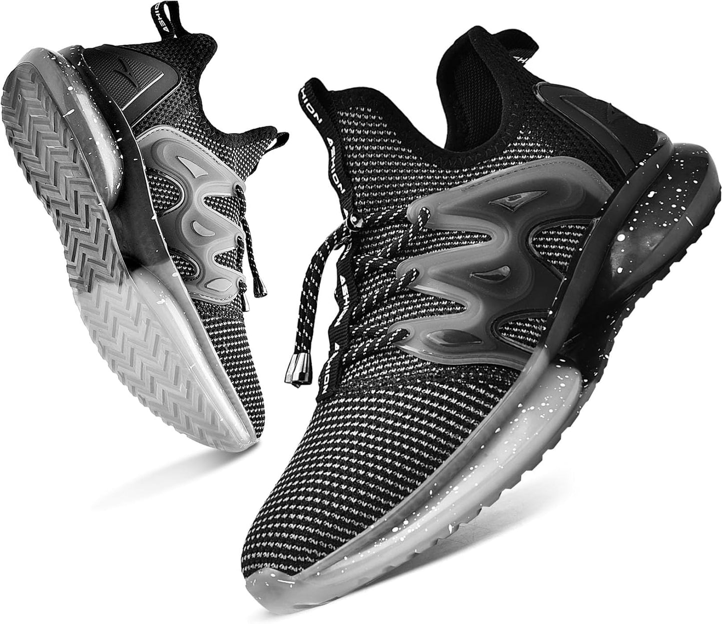 WETIKE Boy's Shoes Mesh Slip on Lightweight Running Sneakers