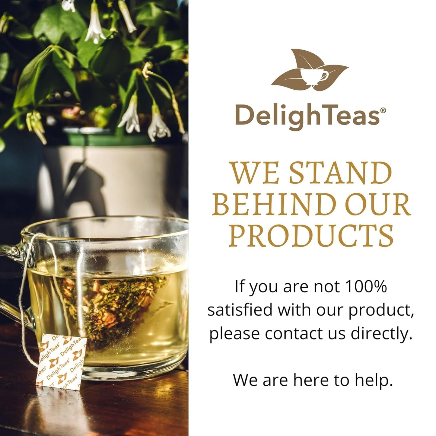 DelighTeas Liver Detox Tea Bags | Eco-Conscious Pyramid Tea Bags | Ayurvedic Stomach Relief & Liver Support | USDA Organic, Vegan, Caffeine Free, Kosher | 30 Tea Bags, 4g each