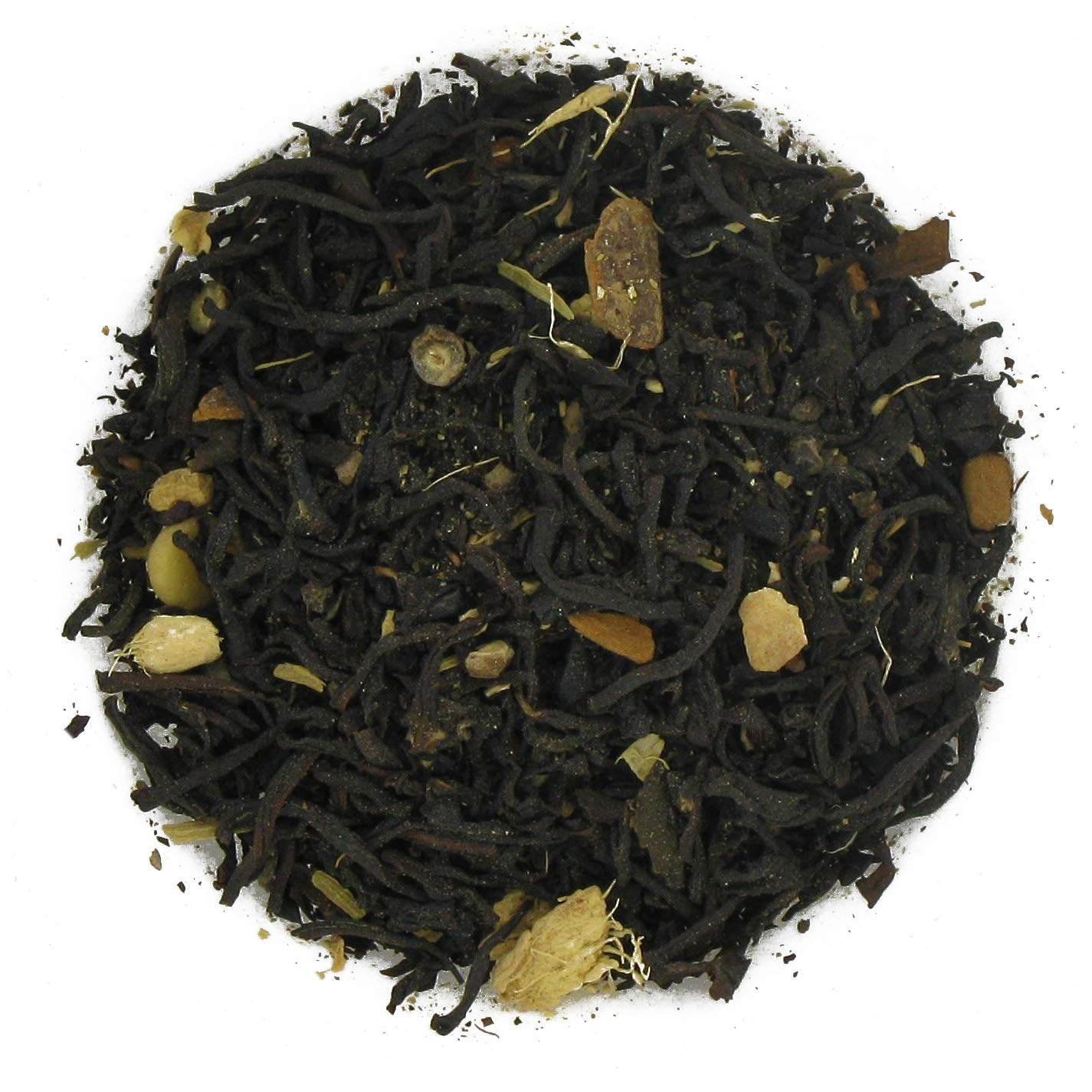 Night of the Iguana Chocolate Chai Tea - 4oz | Loose Leaf Black Tea with White Chocolate, Cinnamon, Clove, Cardamom Spices | Assam Tea Blend | Bold Spiced Chai | Serve Hot or Iced