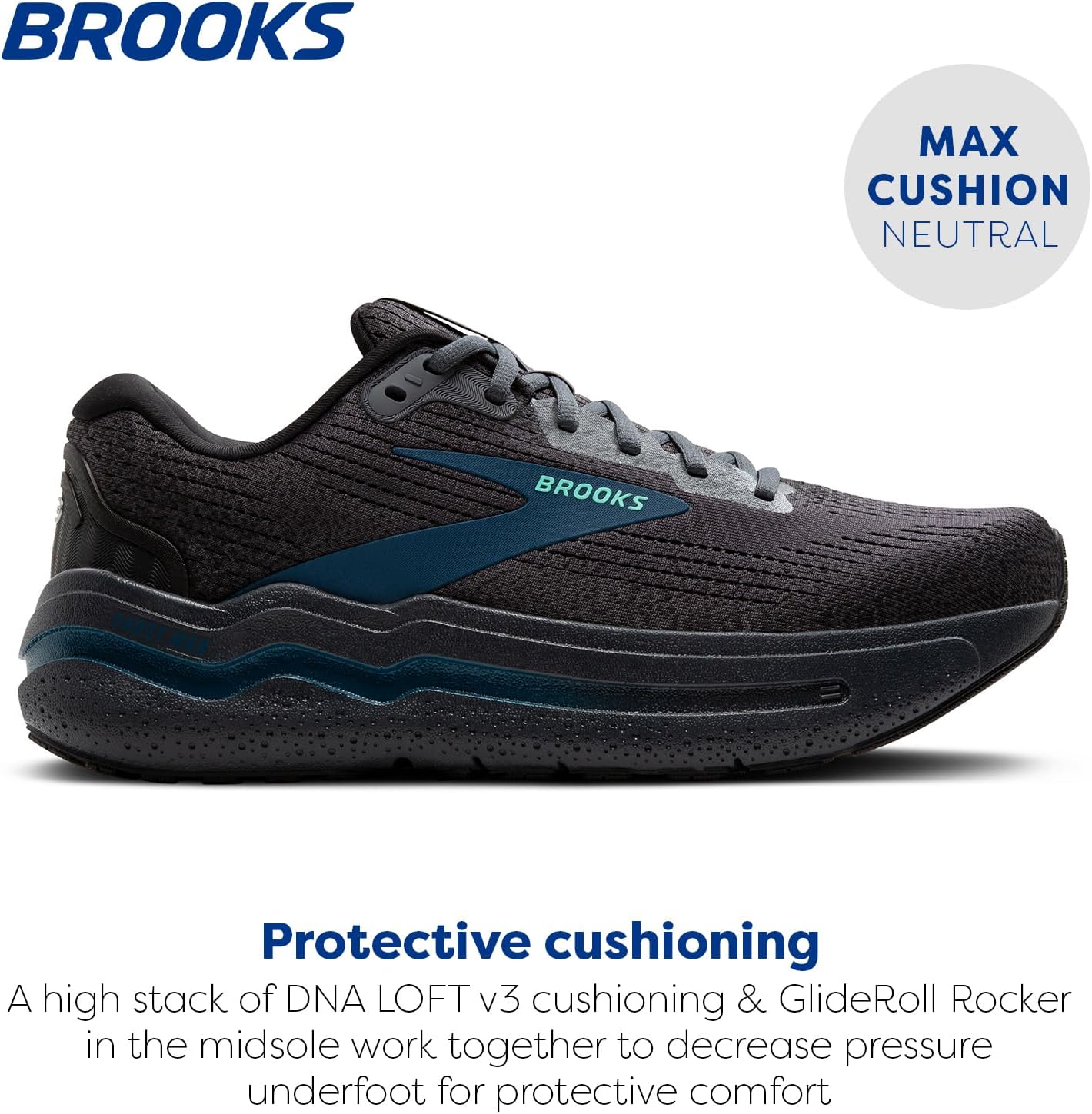 Brooks Men’s Ghost Max 2 Running and Walking Shoes