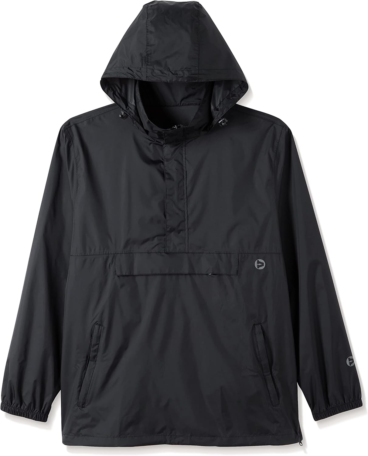 Outdoor Ventures Men's Rain Jacket Waterproof Lightweight Packable Rain Pullover for Hiking Golf Running