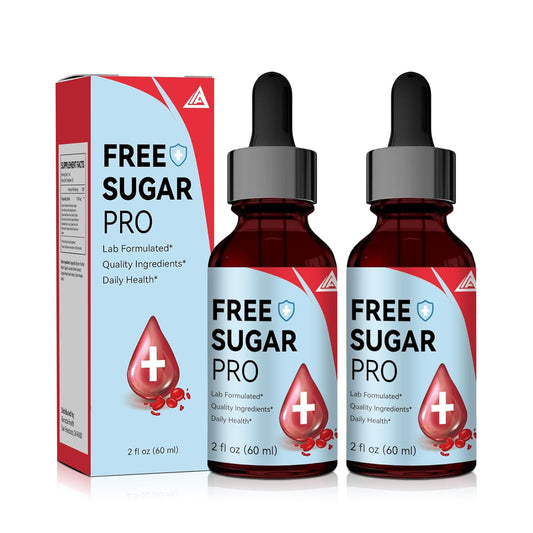 Free Sugar Pro Drops, Free Sugar Pro Liquid Drops, for Men and Women (2oz) (2)