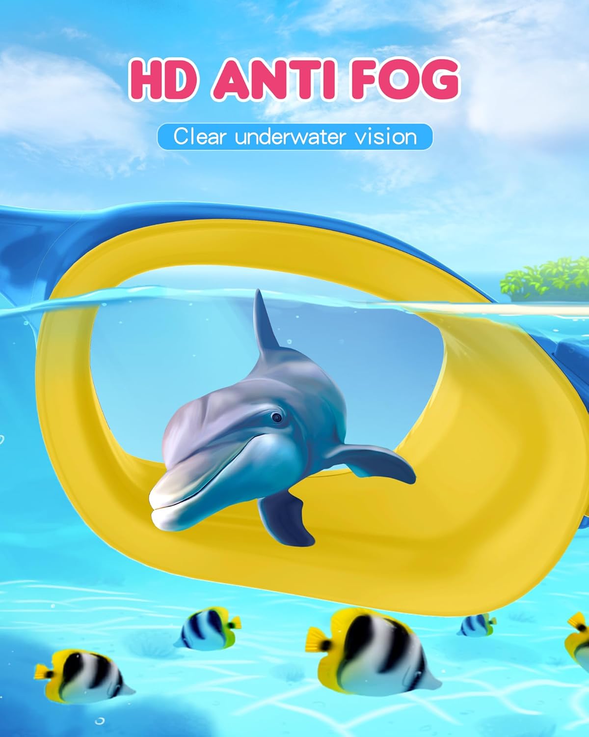 Kids Swim Goggles,Swimming Goggles for Kids 6-14, Anti-Fog UV Protection Pool Glasses for Boys Girls