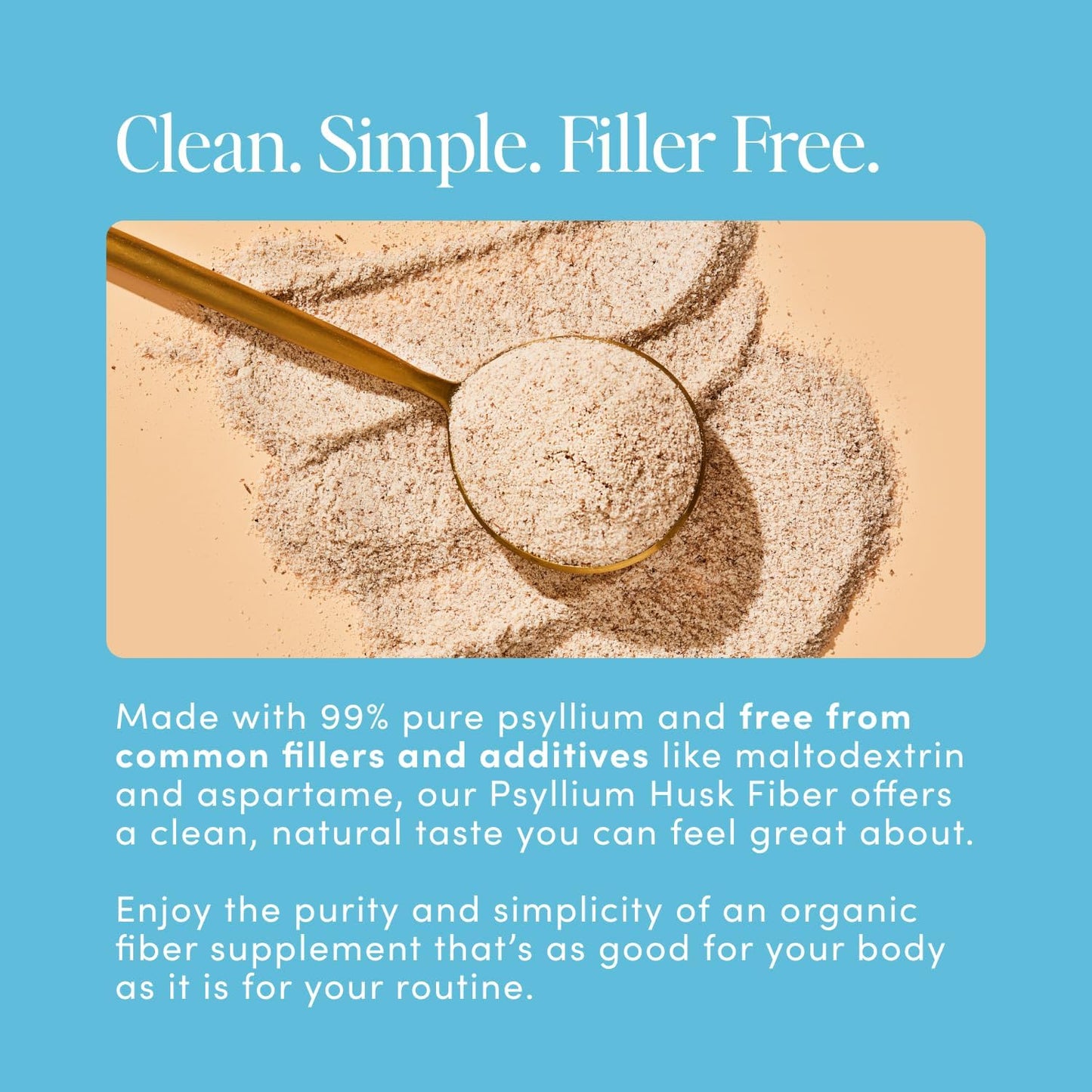 Fiber Rescue (6g Per Serving) - Psyllium Husk Powder for Digestive Health & Bloating Relief, Sugar Free Lemonade Prebiotic Soluble Fiber Powder, Non-GMO Fiber Supplement, Gluten Free - 30 Servings