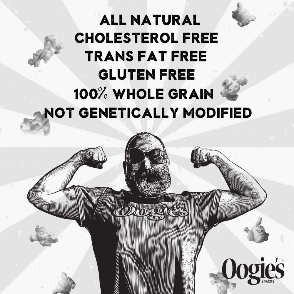 Oogie's Gourmet Popcorn| 16 Pack | Variety Flavor Pack | Gluten Free Popcorn Snacks | 1oz Individual Bags