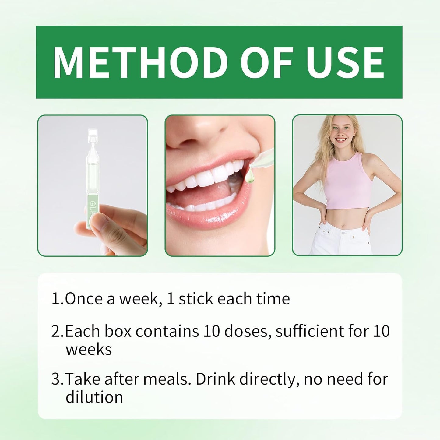 New GLP-1 Supplement Oral Solution, Advanced Diet Drops for Women and Men - Fast and Easy to Use (10 Packs - 1 Box)