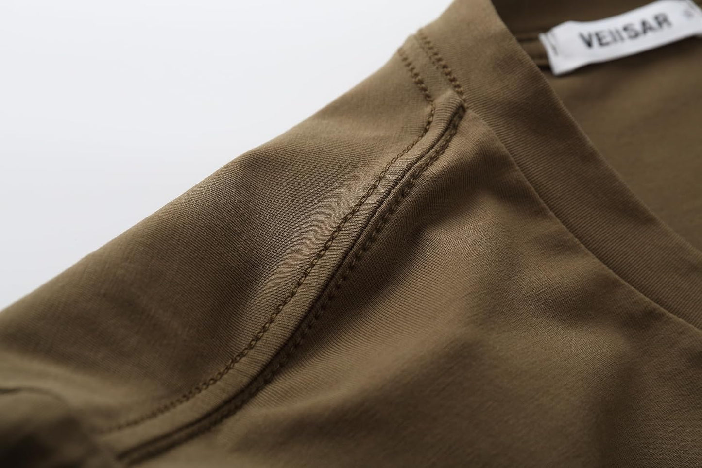 VEIISAR Premium V Neck T Shirts for Men - Modern Fitted Tees Vneck Undershirts