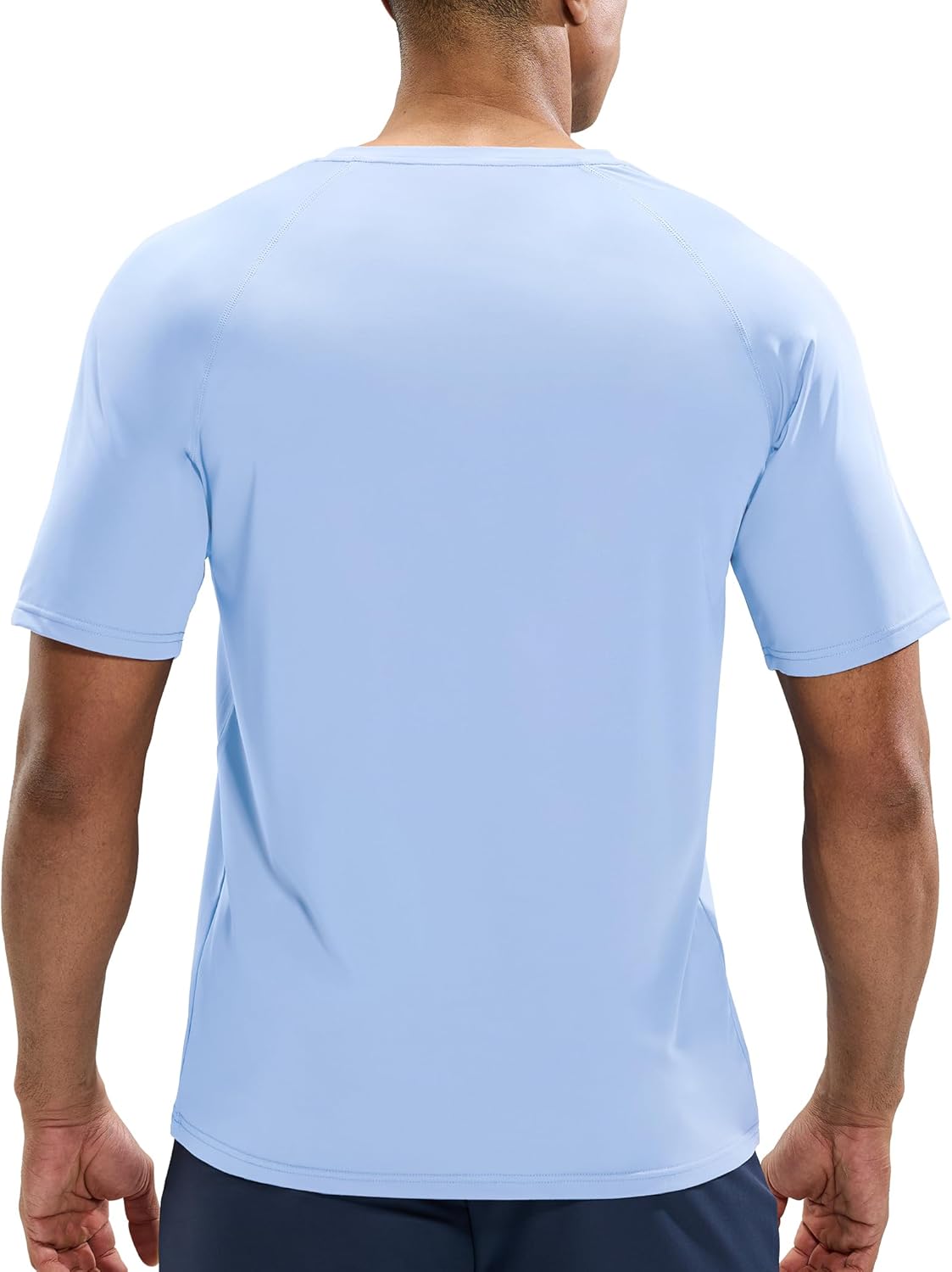 MIER Men's Dry Fit Workout T-Shirts Athletic Running Tee Short Sleeve Crew Neck Gym Tops, Polyester, Moisture Wicking