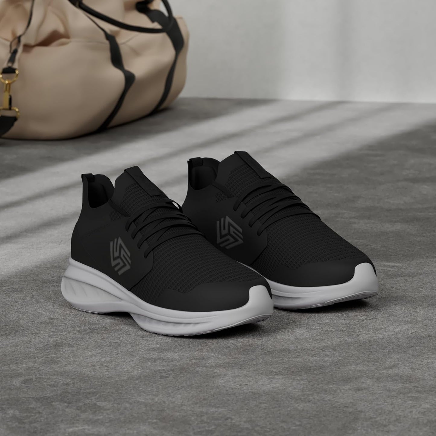 Mens Slip On Walking Shoes Non Slip Running Shoes Breathable Workout Shoes Lightweight Gym Sneakers